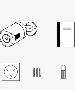 Vattentät POE IP-kamera